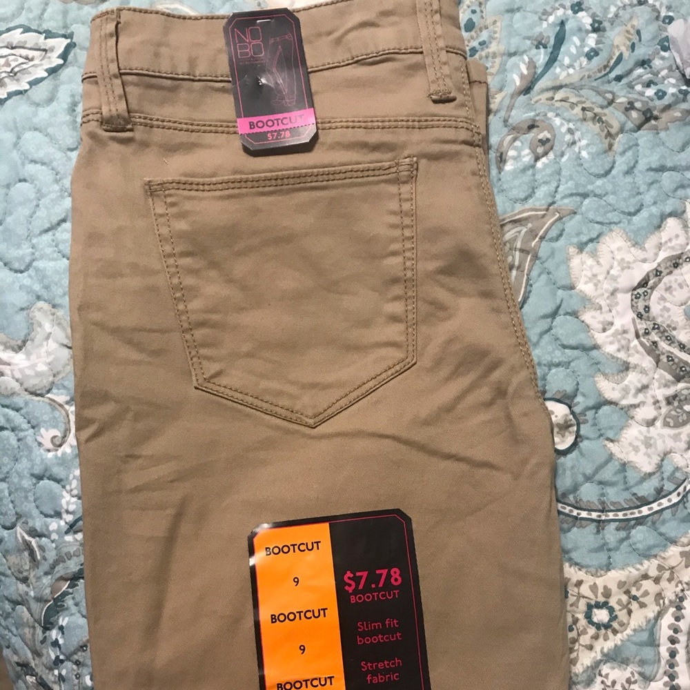 Bootcut uniform khakis